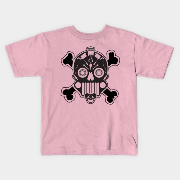 Jeep Baby Kids T-Shirt by justSVGs